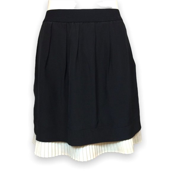 BCBGMAXAZRIA silk “Shelby” two layer skirt with POCKETS - Picture 5 of 11